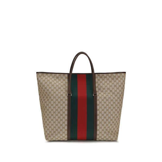 Beige Polyester Shoulder Bag