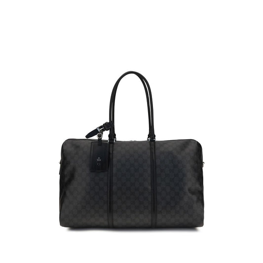Black Cotton Shoulder Bag