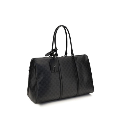 Black Cotton Shoulder Bag