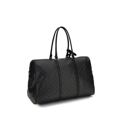 Black Cotton Shoulder Bag