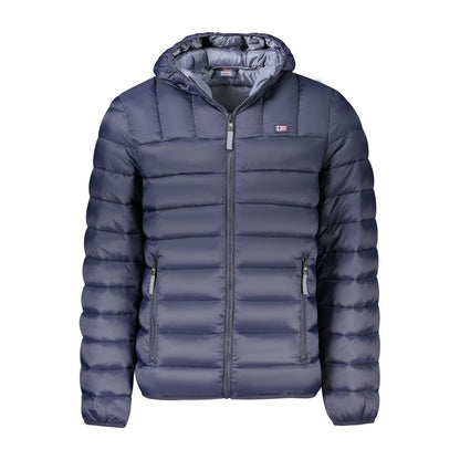 Blu Poliammide Men's Jacket