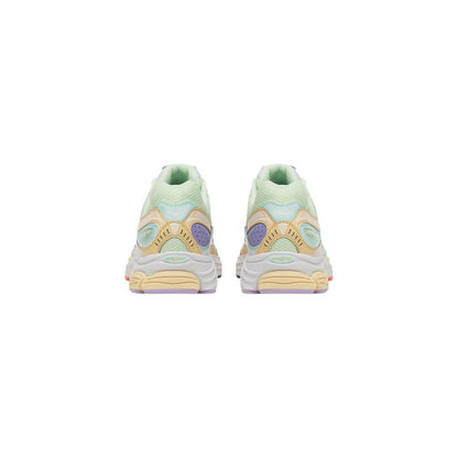 Green Synthetic Athletic Sneakers