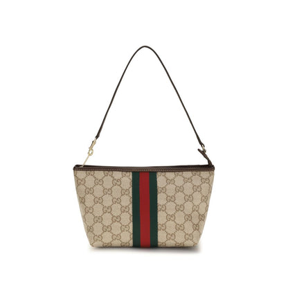 Beige Fabric Handbag