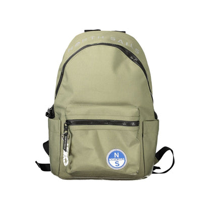 Green Polyester Backpack
