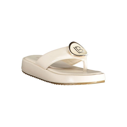 White Polyurethane Women's Sandal