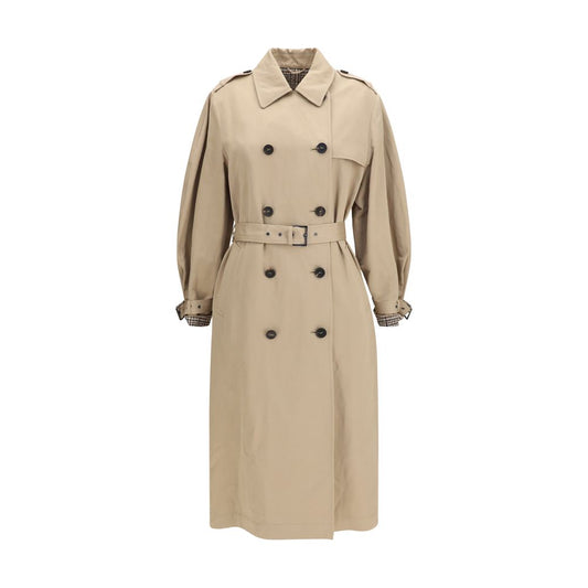 Beige Cotton Coat
