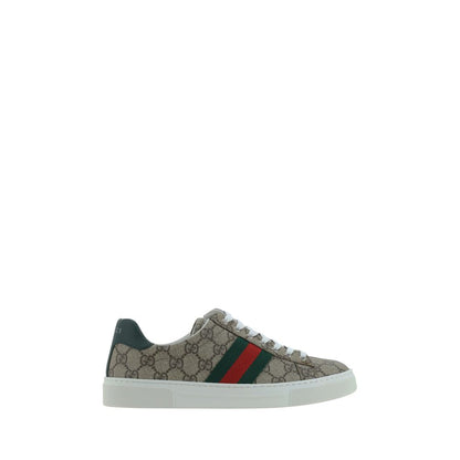 Multicolor Fabric Low Top Sneakers