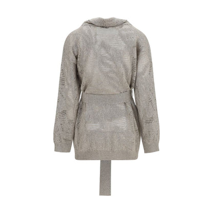 Beige Linen Cardigan