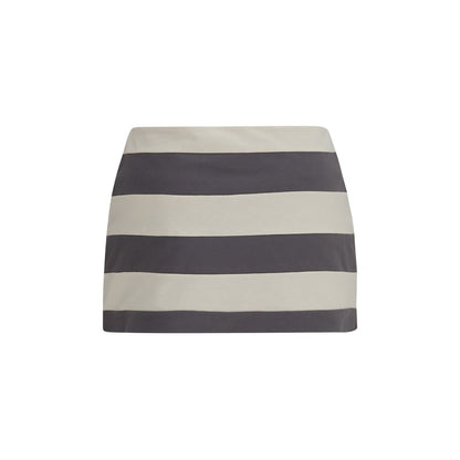 Multicolor Cotton Mini Skirt