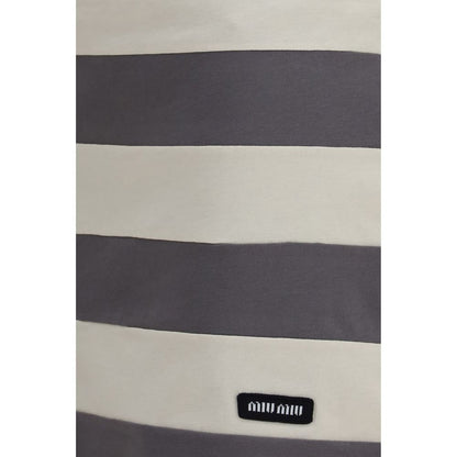 Multicolor Cotton Mini Skirt
