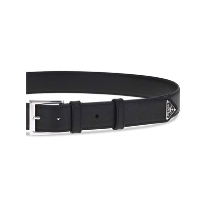 Black Calf Leather Bos Taurus Regular Belt