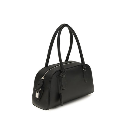Black Calf Leather Bos Taurus Shoulder Bag