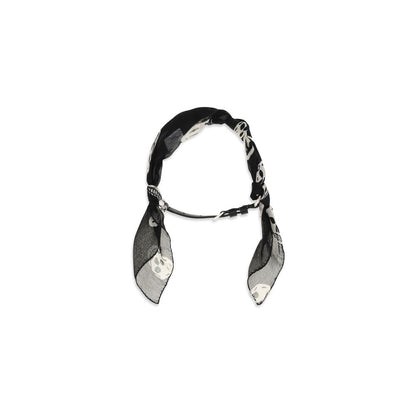 Black Silk Scarf