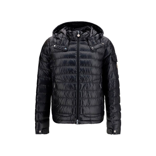 Black Polyamide Full-Length Jacket