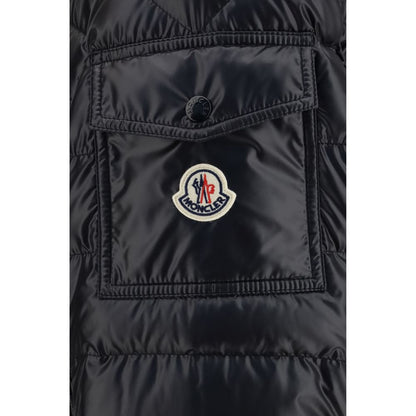 Black Polyamide Full-Length Jacket