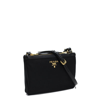 Black Nylon Crossbody Bag