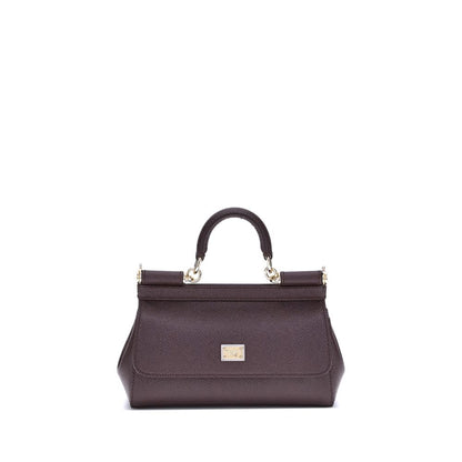 Purple Calf Leather Bos Taurus Handbag