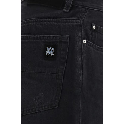 Black Cotton Jeans Denim