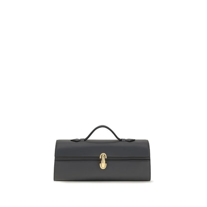 Gray Calf Leather Bos Taurus Handbag