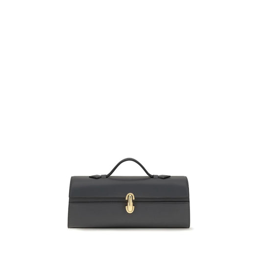 Gray Calf Leather Bos Taurus Handbag