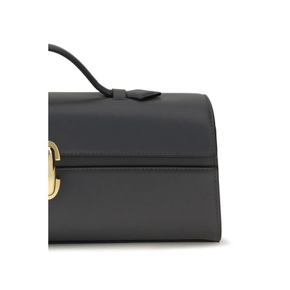 Gray Calf Leather Bos Taurus Handbag