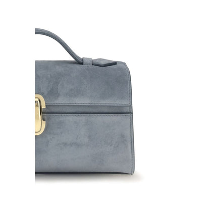 Blue Calf Leather Bos Taurus Handbag