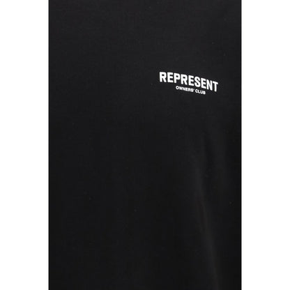Black Cotton Sweatshirt