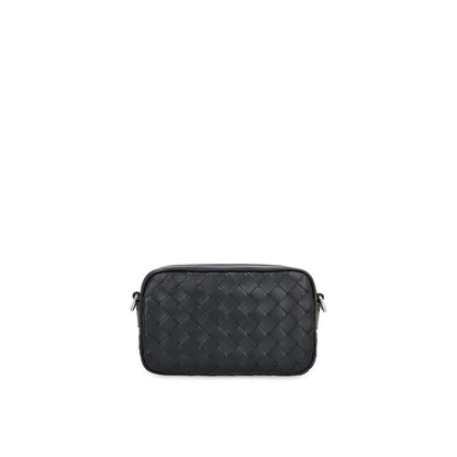 Black Calfskin Shoulder Bag