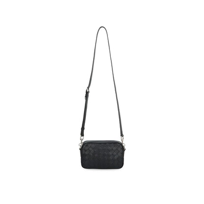Black Calfskin Shoulder Bag