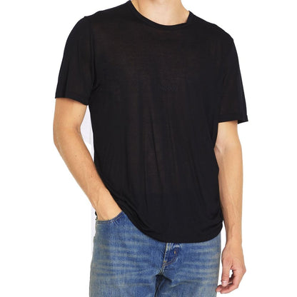 Black Cotton T-Shirt