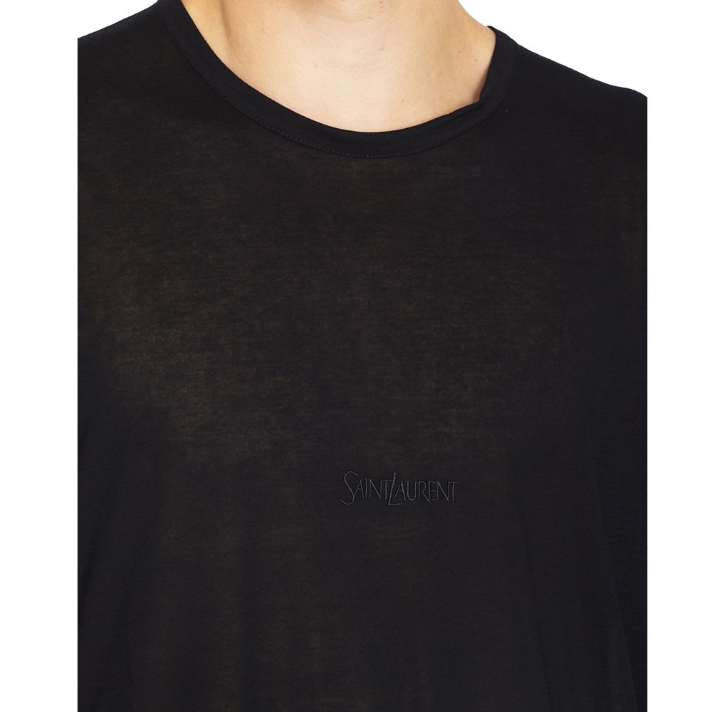 Black Cotton T-Shirt