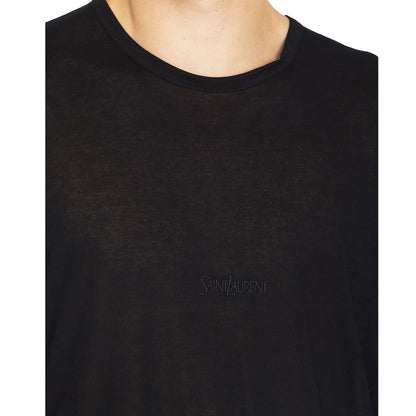 Black Cotton T-Shirt