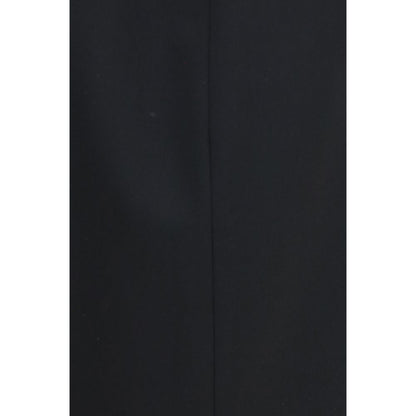 Black Silk Long Skirt