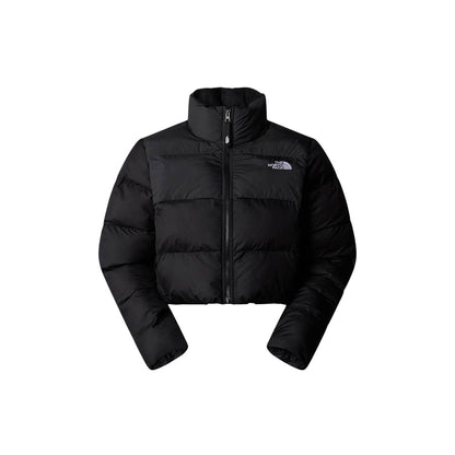 Black Polyester Full-Length Jacket