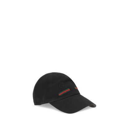 Black Cotton Cap (Baseball Hat)