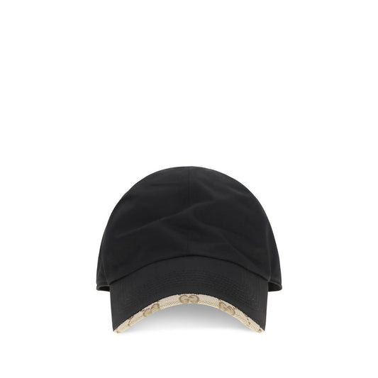 Black Cotton Cap (Baseball Hat)