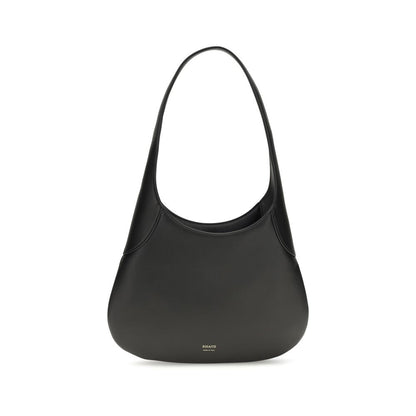 Black Calf Leather Bos Taurus Shoulder Bag