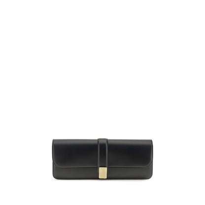 Black Calf Leather Bos Taurus Clutch Bag