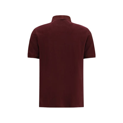 Bordeaux Cotton Polo Shirt