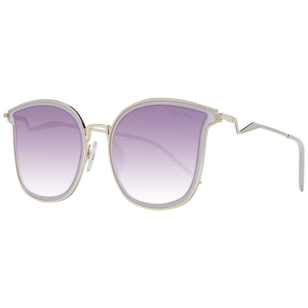 Beige Metal Sunglasses