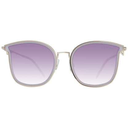 Beige Metal Sunglasses