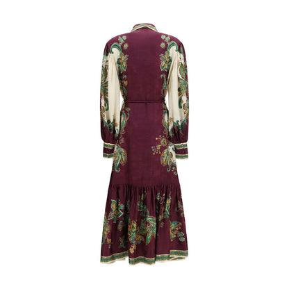 Multicolor Viscose Casual Dress