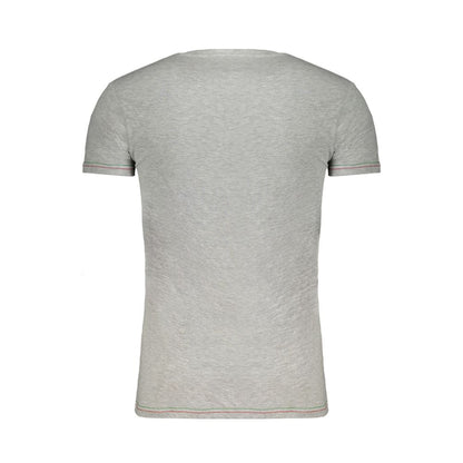 Brown Cotton Men T-Shirt