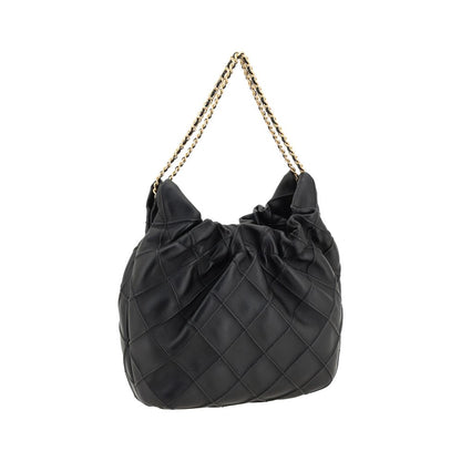 Black Calf Leather Bos Taurus Shoulder Bag