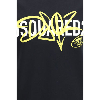 Black Cotton T-Shirt