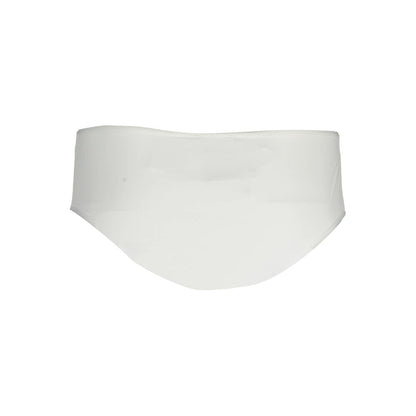White Polyamide Women Swim Brief