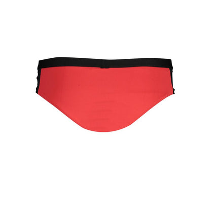 Rosso Poliammide Women Swim Brief