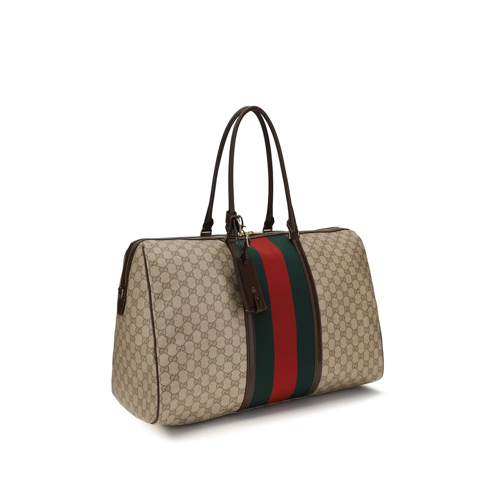 Beige Fabric Shoulder Bag