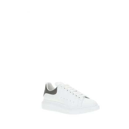 White Calf Leather Bos Taurus Platform Sneakers