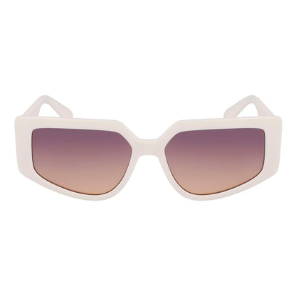 White Injected Sunglasses